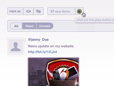 Social network element... interface ui ui element