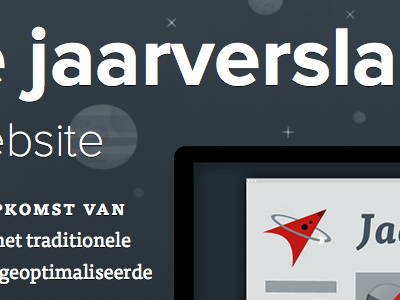 onlinejaarverslag.com illustrated jaarverslag launched online rocket rotterdam website