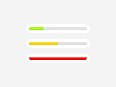 CSS Progress Bars amber css green red