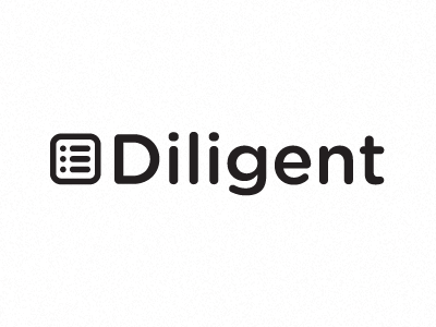 Diligent icon logo wordmark