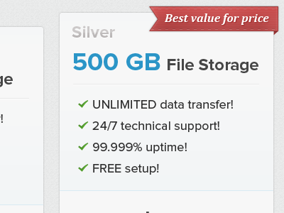Pricing plans plans pricing ribbon