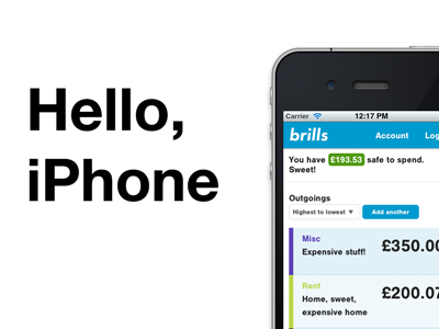 Brills app blue brills css ios web