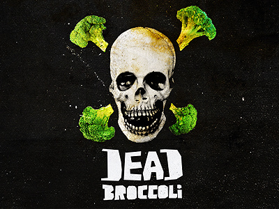 Dead Broccoli broccoli scull