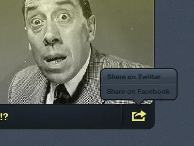 Sharing options facebook fireworks send to social twitter