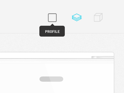 Navigation buttons css3 design html5 icons navigation tooltip ui ux web