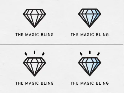 TMB bling branding diamond logo