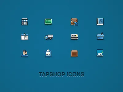 Tapshop icons icons shop shopping tapshop