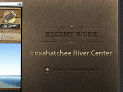 Recent Work Rebound ui design web design
