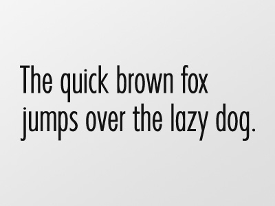 Typeface Study: Pangram condensed typeface typography