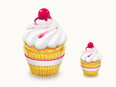 Old works cake food icon