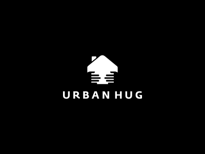 Urban Hug Logo Design boobies charity clever design agency freelance designer freelance logo designer fund graphic design graphic designer hands house hug icon logo logo design logo designer negative negative space panties simple space