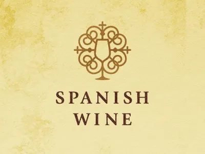 Spanish Wine burr fun ink kevin logo ocular ornate spanish wine