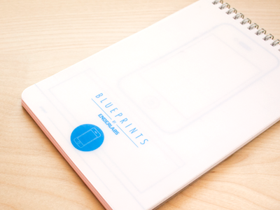 Blueprints enderlabs iphone mockup notebook print vellum