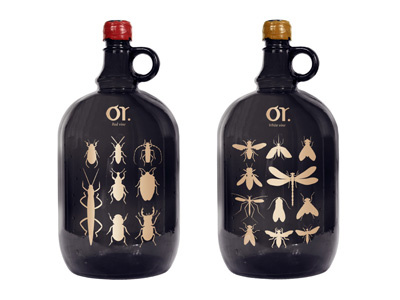 Exotic Wine bottle insects kulinsky pack package vietnam wine