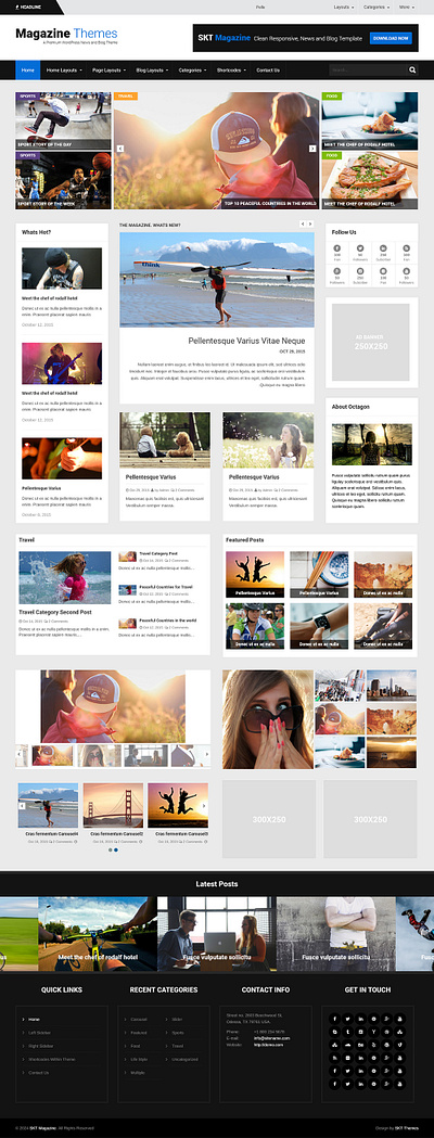 Create Stunning Websites with the Free Magazine WordPress Theme creativewebsites freewebsitetheme magazine newsportaltheme theme webdesigntools wordpress wordpressmagazinetheme