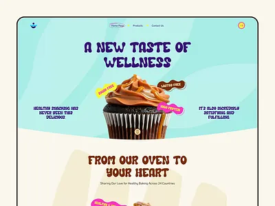 Laly Bakery Landing Page animation bakery ui bakery website best landing page design cake home page landing page ui animation ui design web design web ui web ui design website website inspiration website template