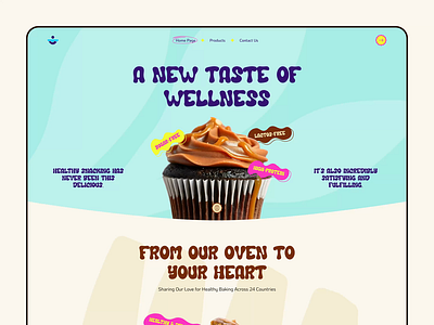 Laly Bakery Landing Page animation bakery ui bakery website best landing page design cake home page landing page ui animation ui design web design web ui web ui design website website inspiration website template