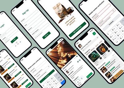 order coffee application ui ux