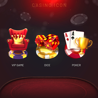 Casino Icons casino igaming onlinecasino poker ui uiartist uicasino uiicons