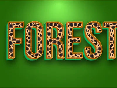 3D Text effect graphic design