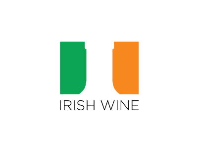 Irish Wine ireland logo logotype minimal simple wine