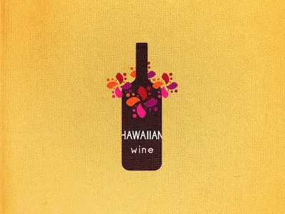 Hawaiian wine logo logo design logo designer rebound wine
