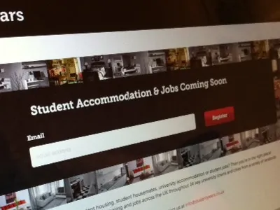 StudentYears accommodation black clean images museo signup student white