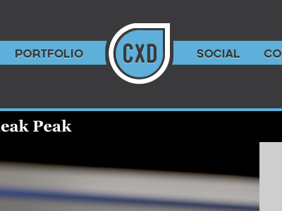 Website Idea black blue gray logo site white
