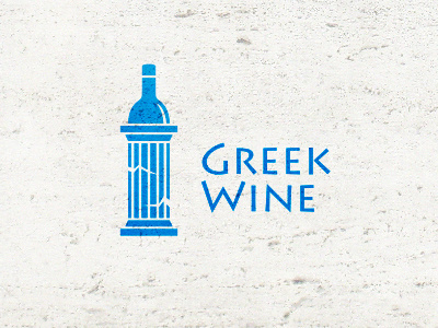 Greek Wine game greek logo play unused wine