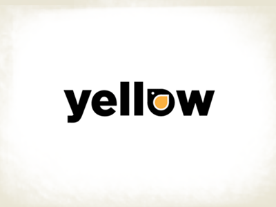 Yellow Canary bird logo vector