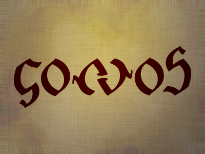 Ambigram ambigram harder than it looks parchment raven type typography