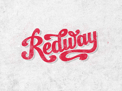 Redway Sign lettering