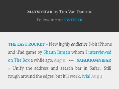 At last! blog elena maxvoltar