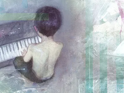 Lm angel book children clouds cover cover art digital fantasy horses illustration lightning medieval painting wings young adult