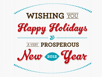 Holiday card header card holiday typography