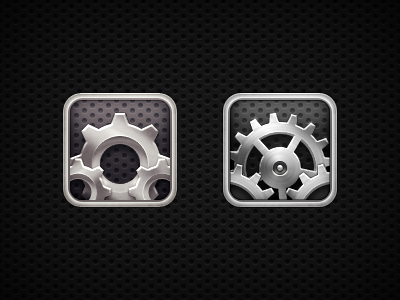 Client work - Settings icon ios iphone retina settings