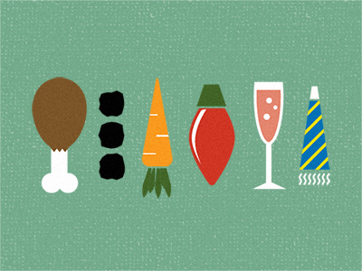 Holiday Goodies christmas holidays illustration new years thanksgiving vector