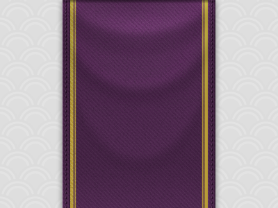 Sneak Peak #1 banner fabric pattern scales stitches texture