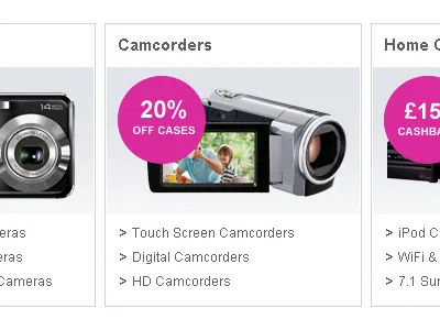 Technology Store Home Page Categories design ecommerce products technology web