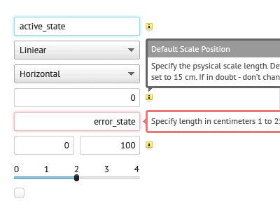 I hate forms dropdown error form info input select slider textfield