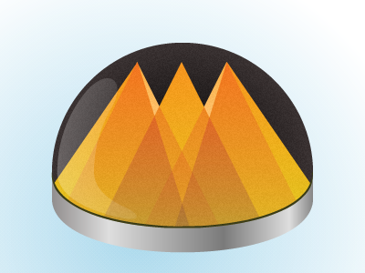 Upm Logomark Domed 3 fireworks icon logo