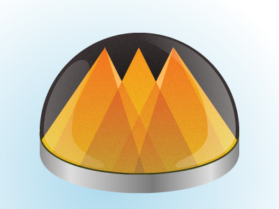 Upm Logomark Domed 2 fireworks icon logo