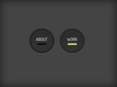 CSS3 Round Buttons button css css3 html interface nav ui ux