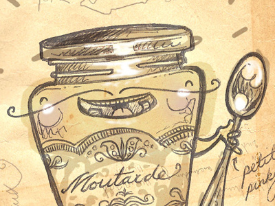 Monsieur Dijon character illustration