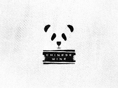 Chinese wine asia china logo logo design logo designer panda wine