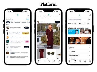 Multimarkts app design fashion interaction design minimal ui ux