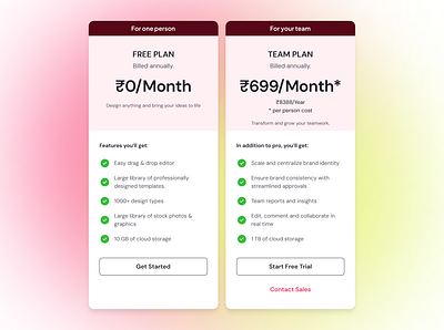 Pricing Cards UI landing page pricing cards pricing cards saas saas landing page ui ui design ux ux design ux ui design