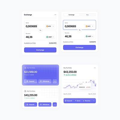 Crypto Exchange UI Components crypto crypto exchange cryptocurrencies ui ui component uidesign web3