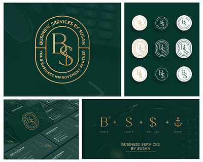 Business Services By Susan Brand Identity brand identity branding graphic design logo logo design visual identity