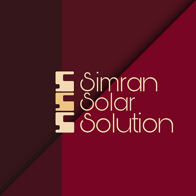 Simran Solar Solution Logo Sample brand branding design font graphic design logo logosample solarlogo sss typography